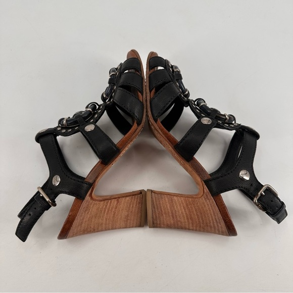 Vintage Y2K Miu Miu Prada Embellished Strappy Sandals Heels Size 36 - Picture 6 of 7